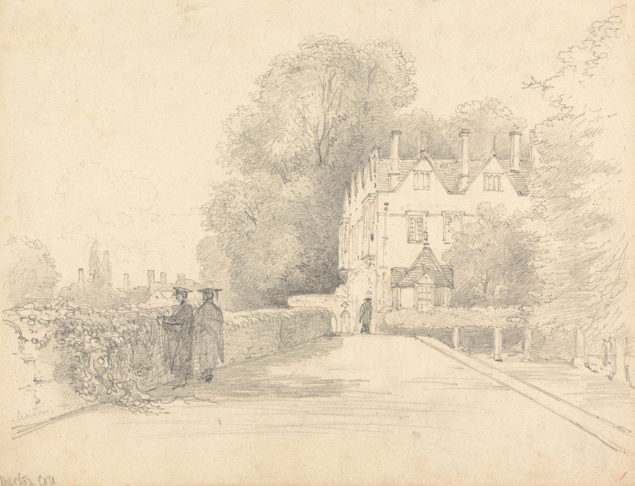 Collège de Merton, Oxford - William Alfred Delamotte