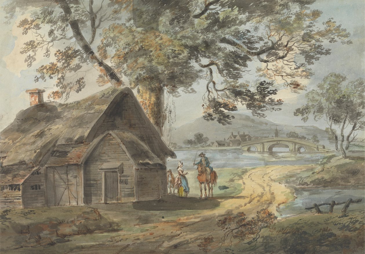 Homme à cheval et autres figures - William Anderson