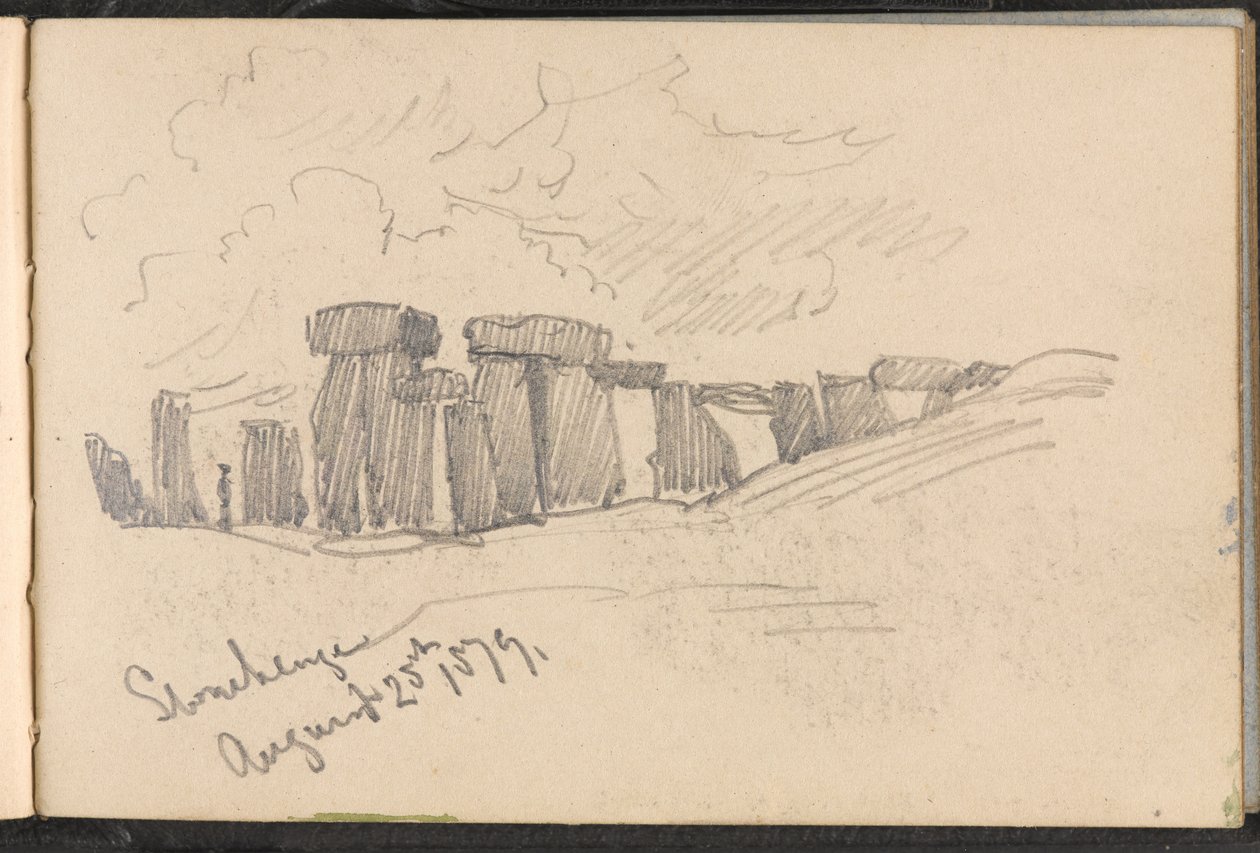 Stonehenge, 25 août 1879 - William Barnes Wollen