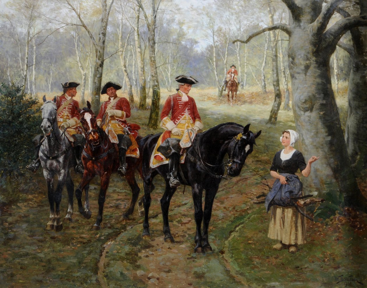 La Patrouille, vers 1906 - William Barnes Wollen
