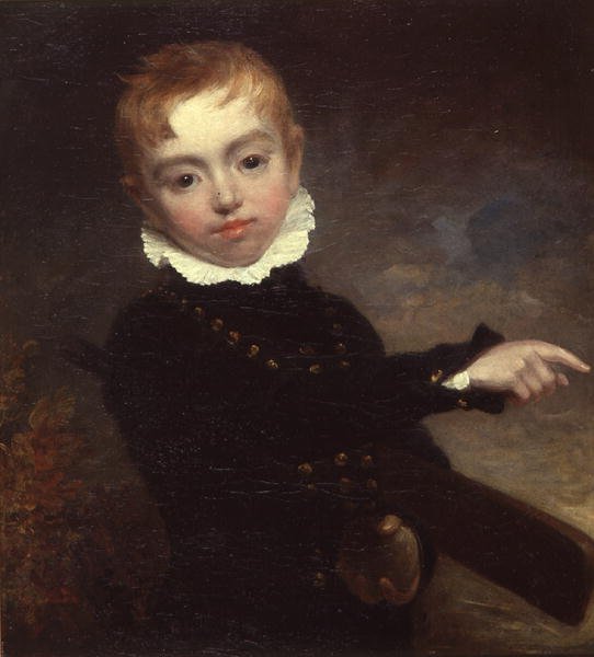 Garçon avec une Batte de Cricket - William Beechey