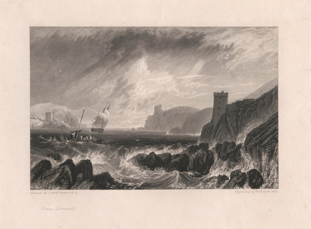 Fowey, Cornouailles - William Bernard Cooke