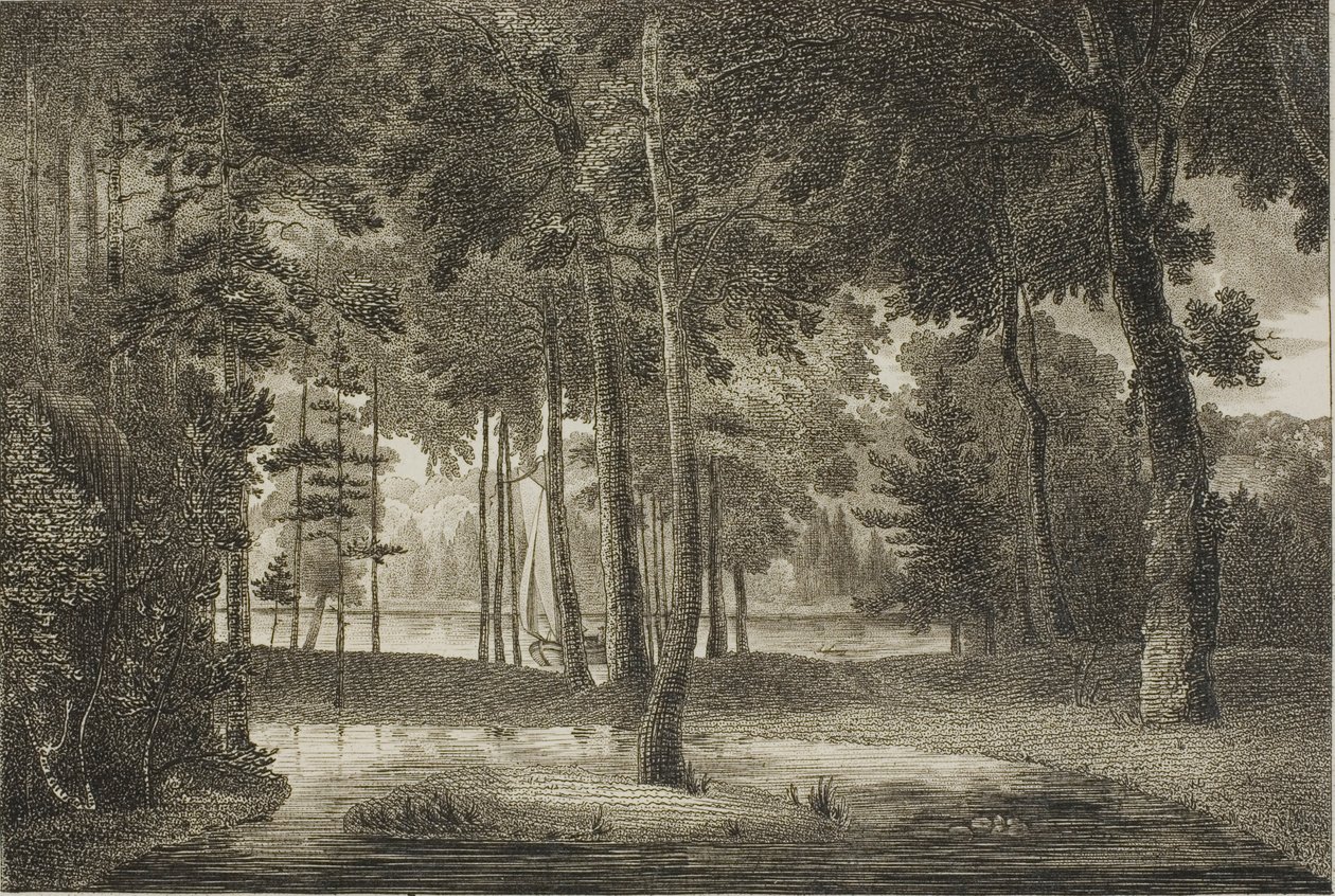 Vue depuis le bosquet élyséen - William Birch