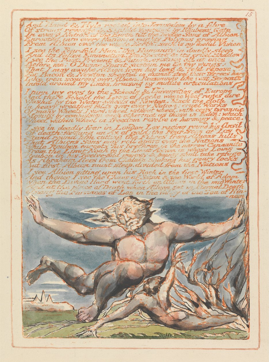 Jérusalem, Planche 15 - William Blake
