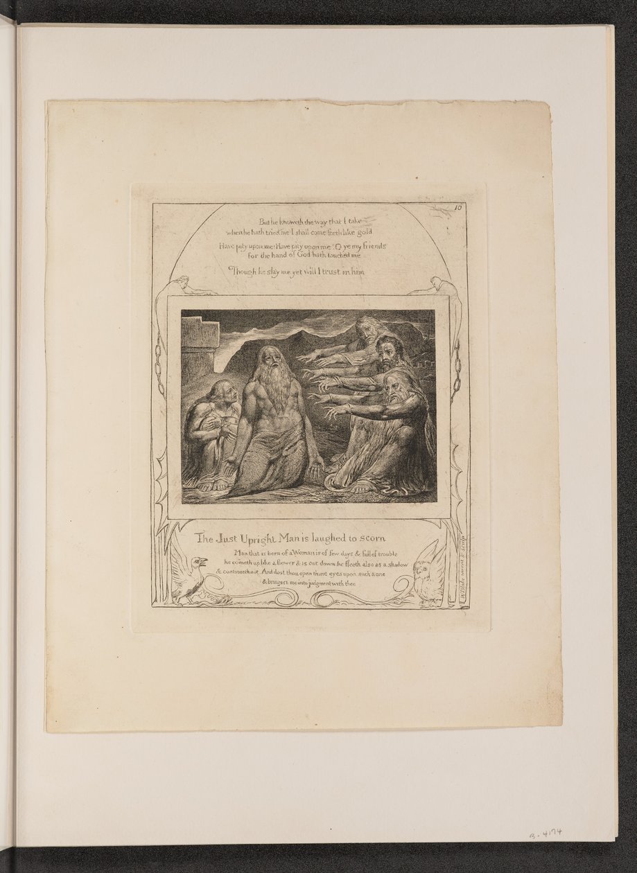 Job réprimandé par ses amis, 1825 - William Blake