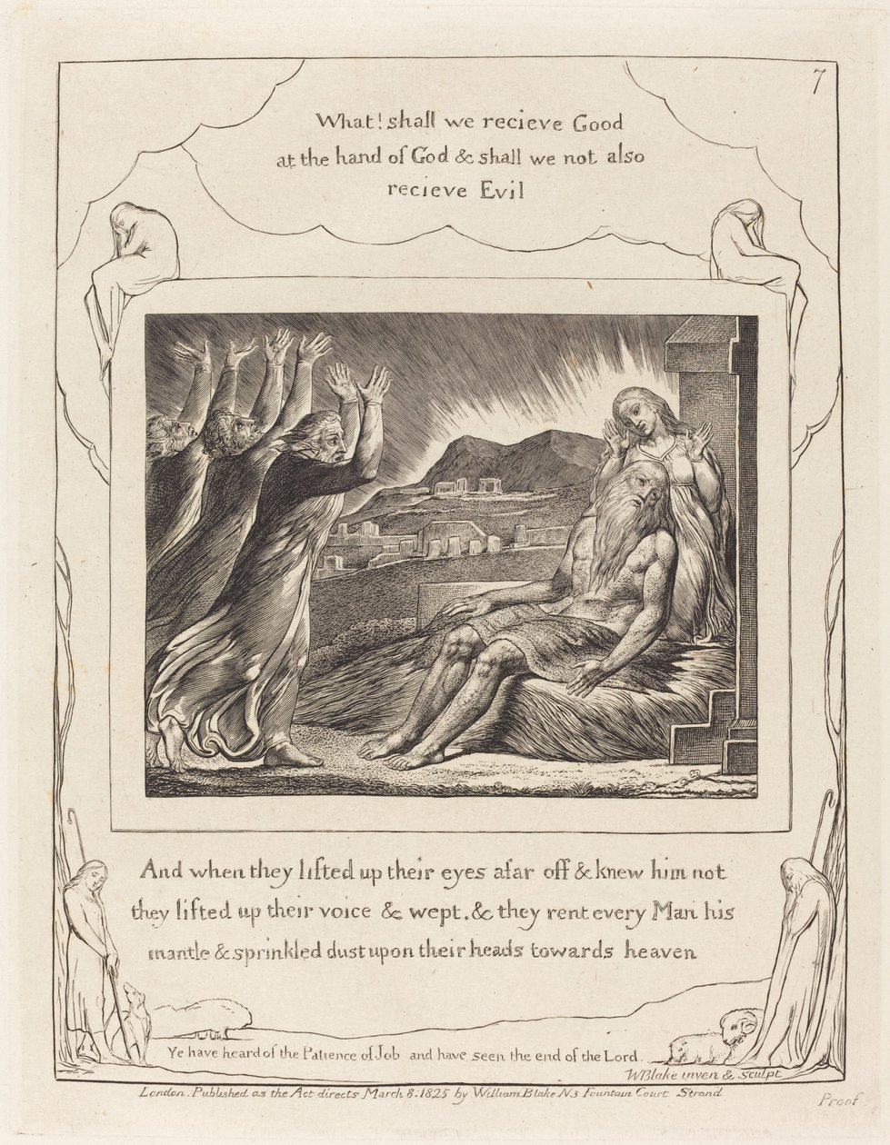 Les consolateurs de Job - William Blake