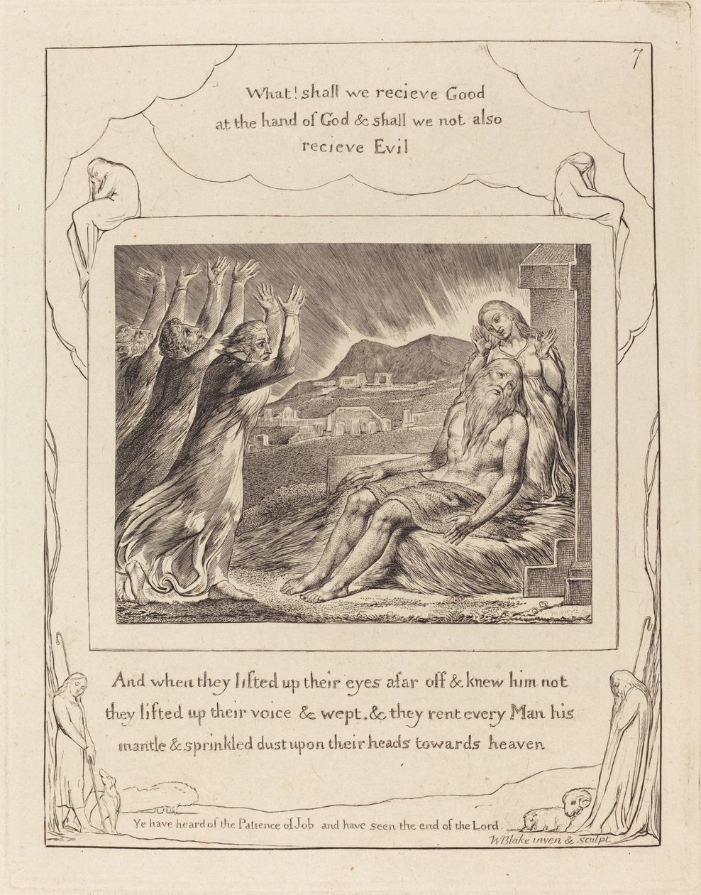 Les consolateurs de Job - William Blake