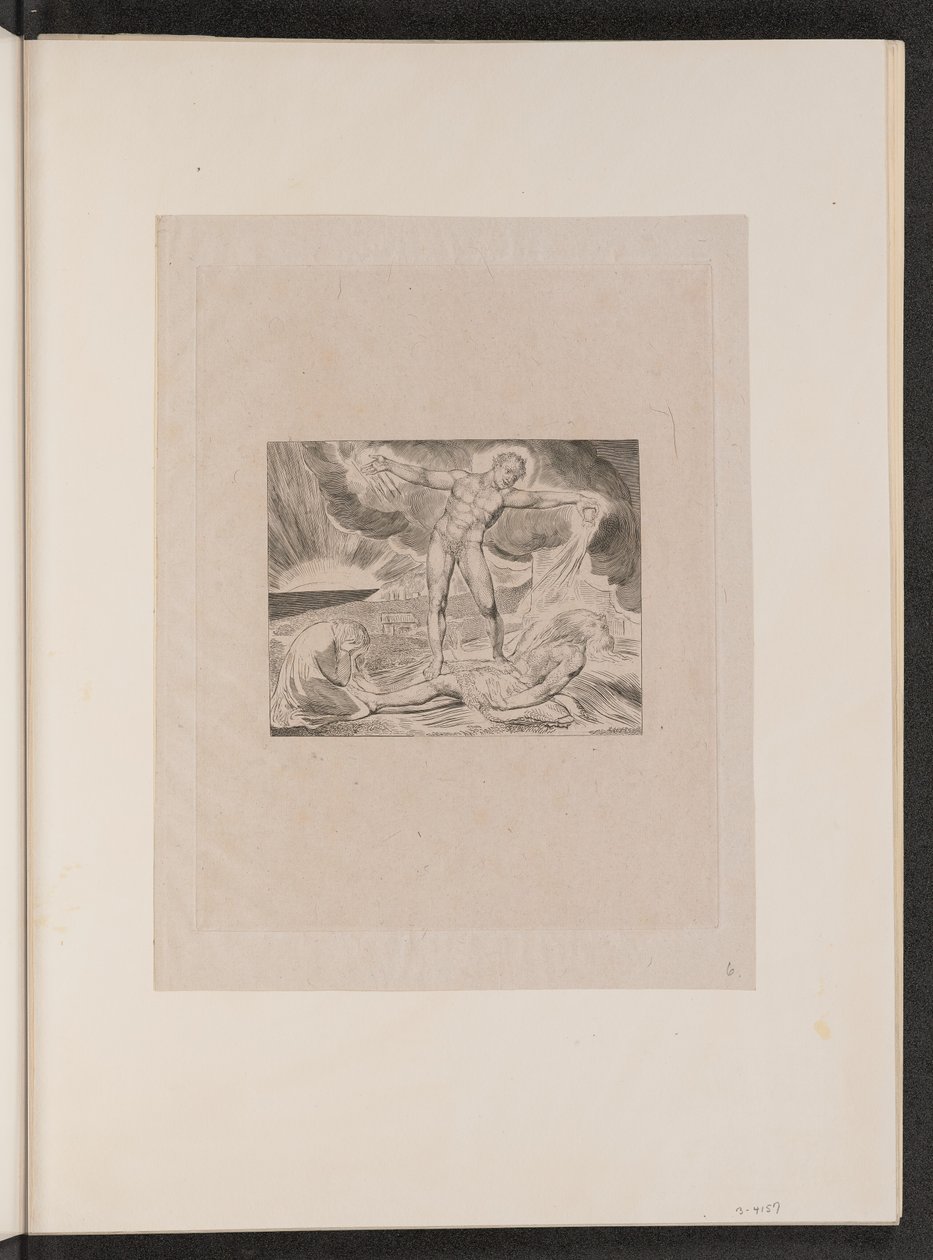 Satan frappant Job avec des furoncles - William Blake