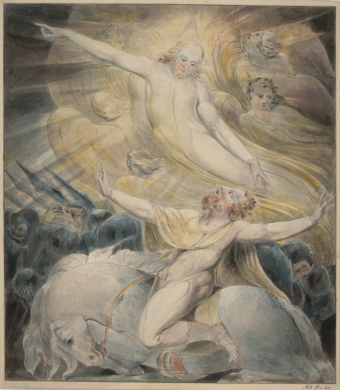 La Conversion de Saul - William Blake