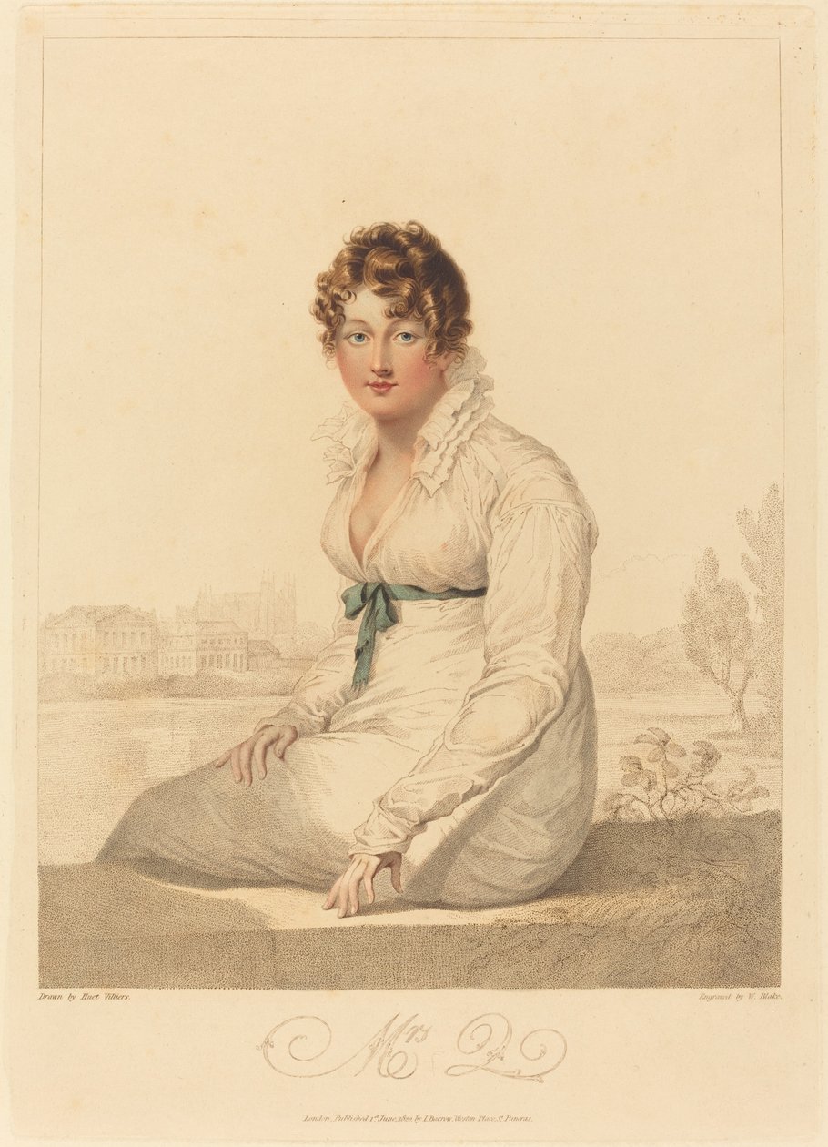 Mme Q. - William Blake after François Huet