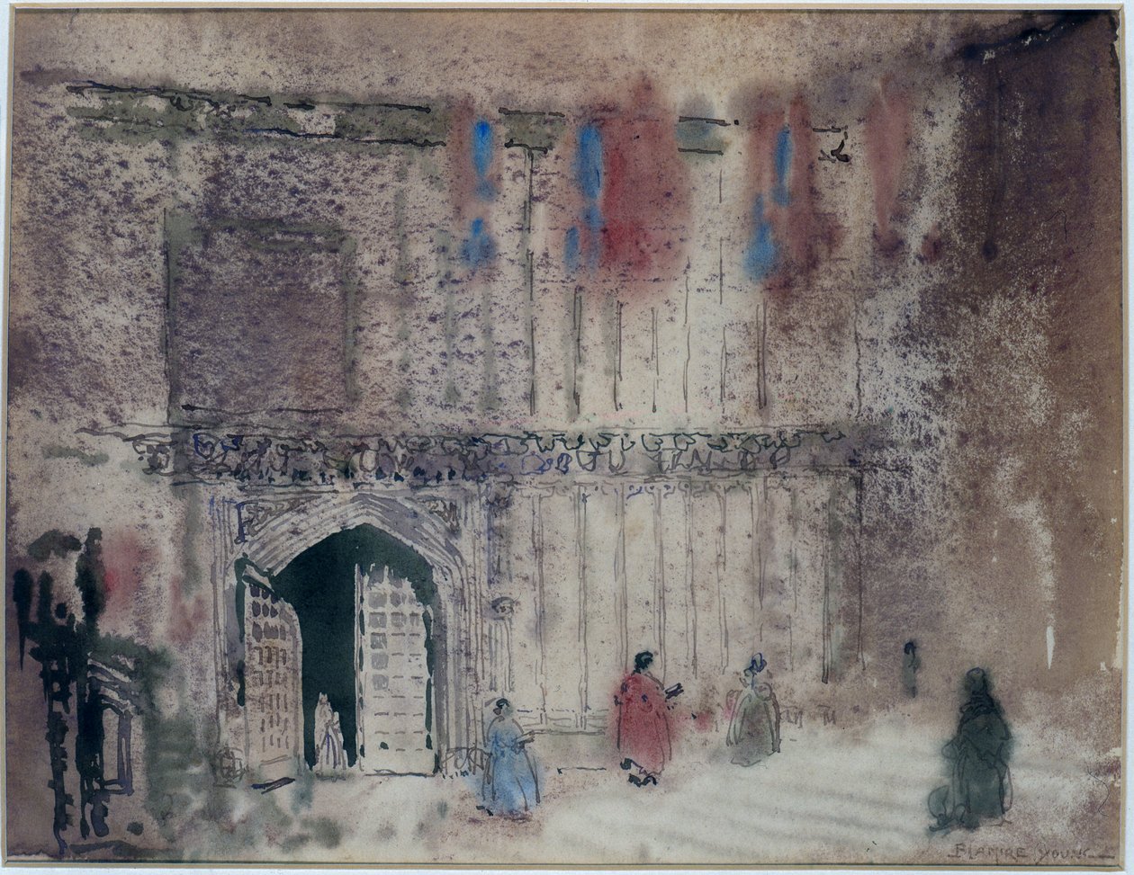 La Robe Rouge - William Blamire Young