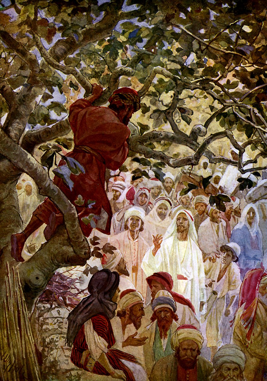 Jésus et Zachée - William Brassey Hole