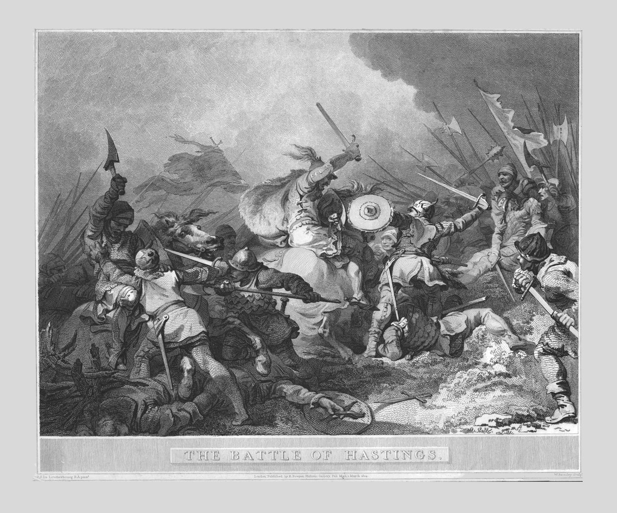 La bataille de Hastings, vers 1804 - William Bromley
