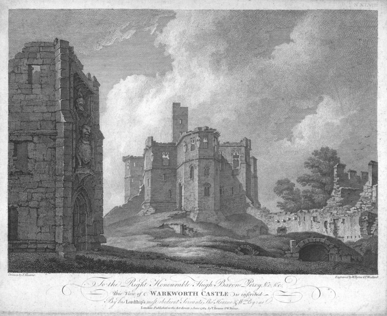 Château de Warkworth - William Byrne