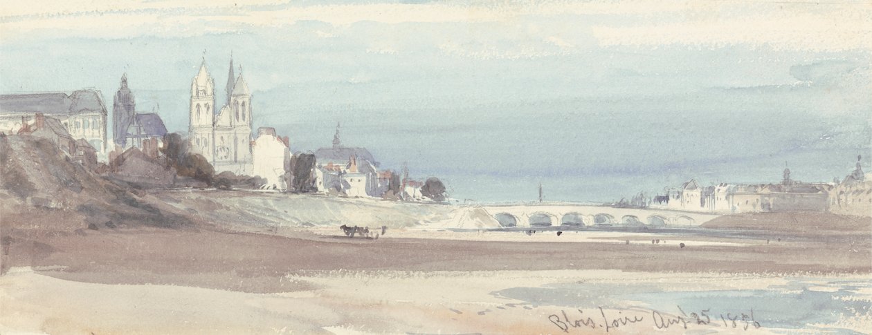 Blois sur la Loire - William Callow