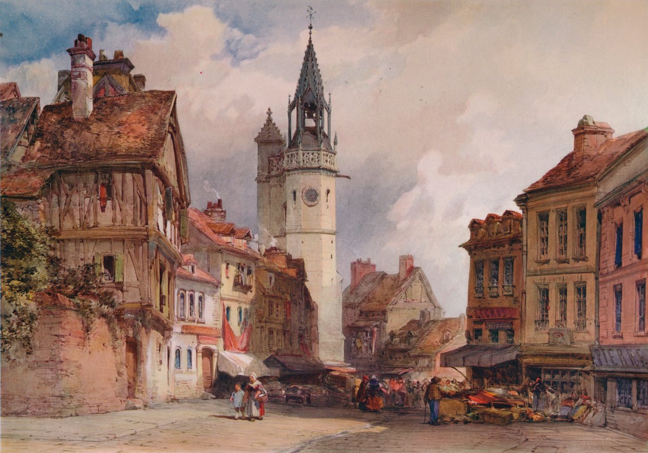 Évreux, vers 1855 - William Callow