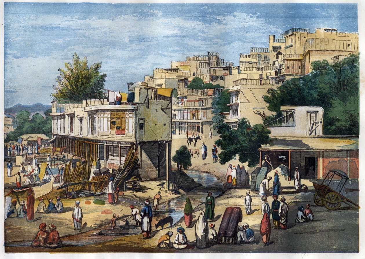 Vue de Peshawar, Pakistan - William Carpenter