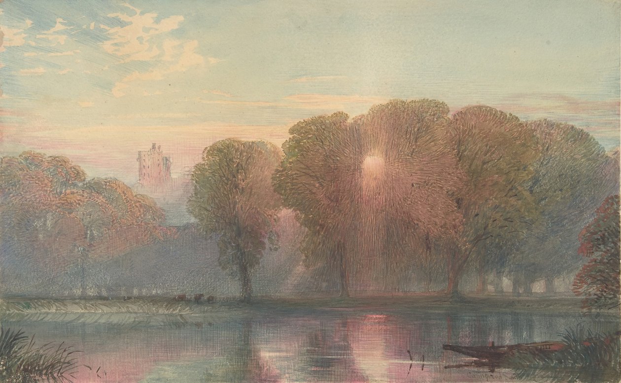 Windsor depuis Datchet - William Collingwood Smith