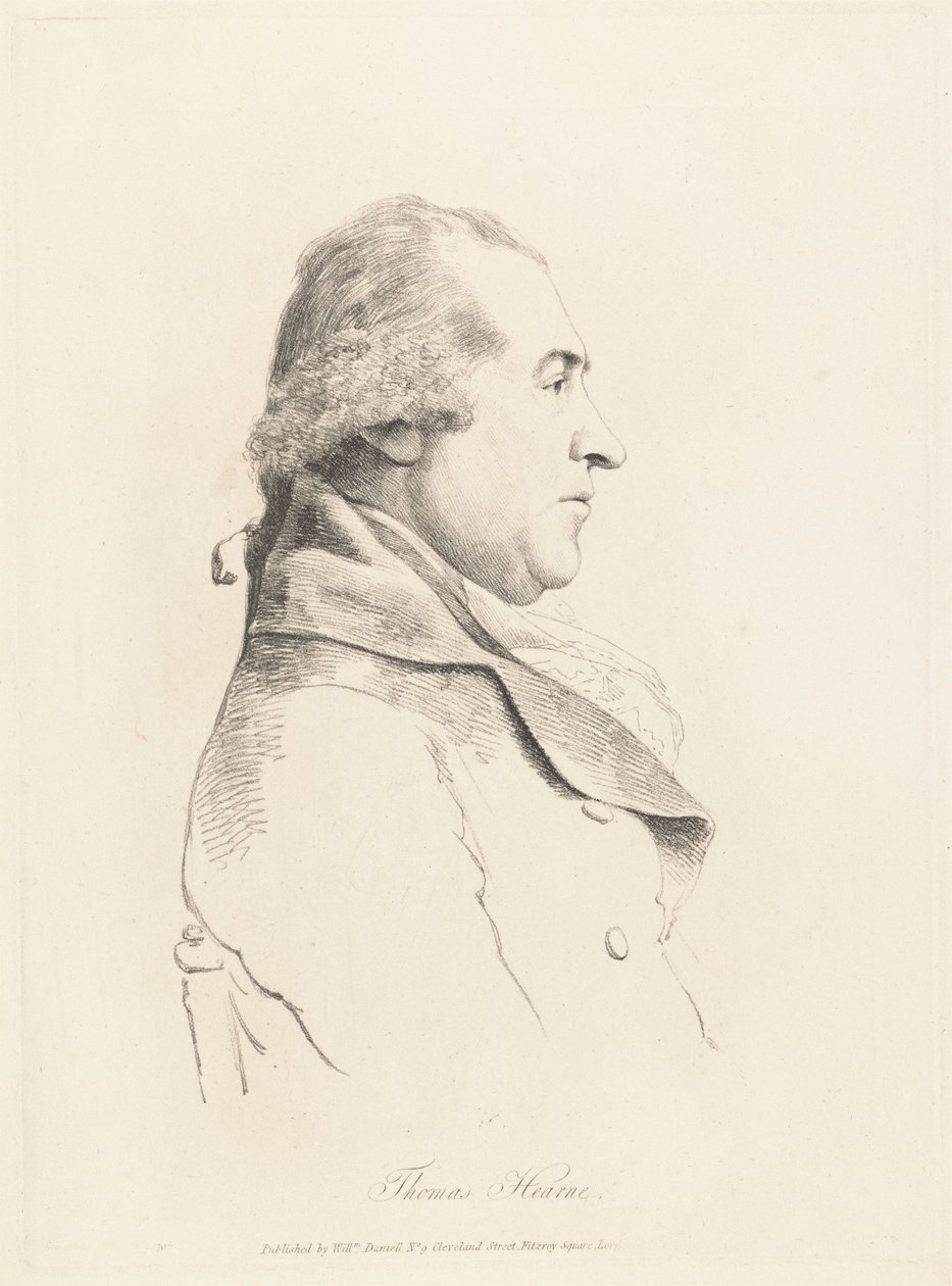 Étude de portrait de Thomas Hearne - William Daniell