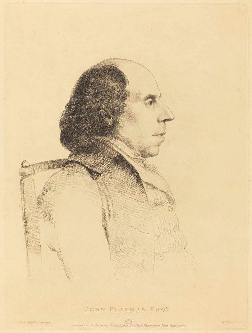 John Flaxman - William Daniell after George Dance II