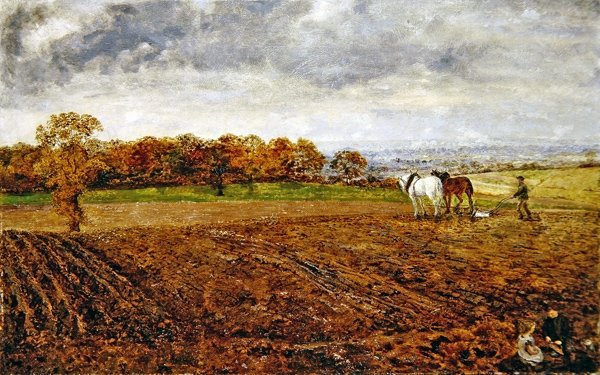 Labourage dans le Cheshire - William Davis