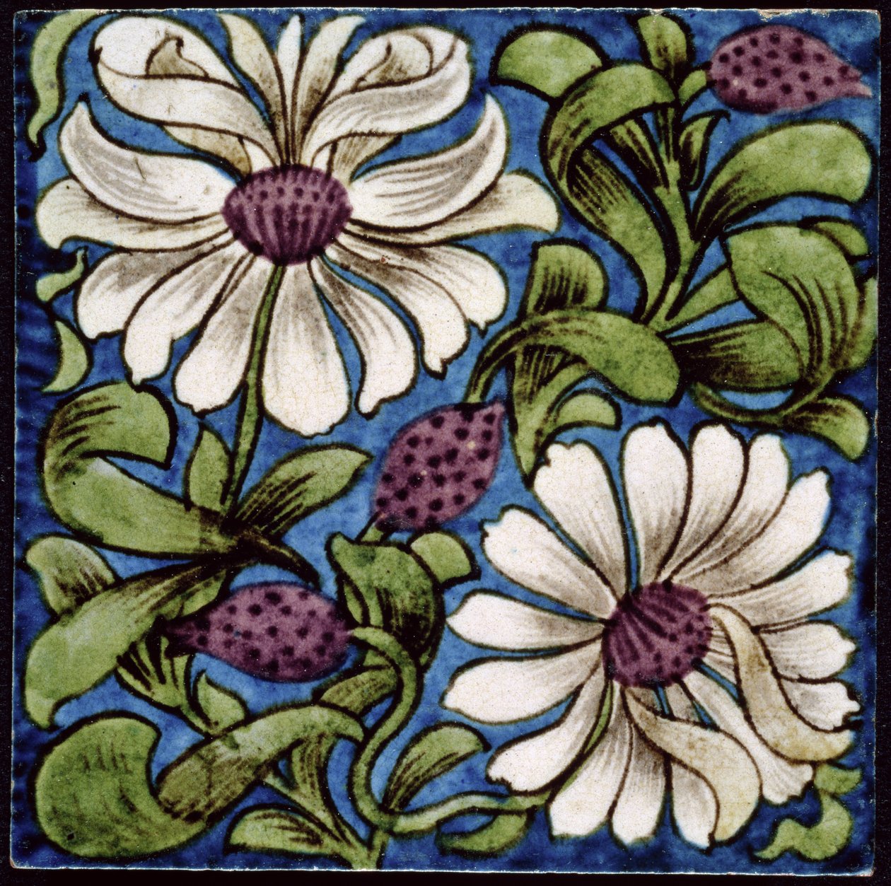 Branche de fleurs, 1880-1890 - William de Morgan