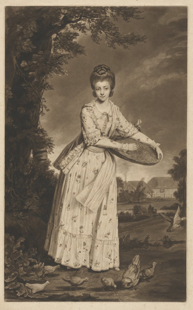 Mme Pelham - William Dickinson after Sir Joshua Reynolds