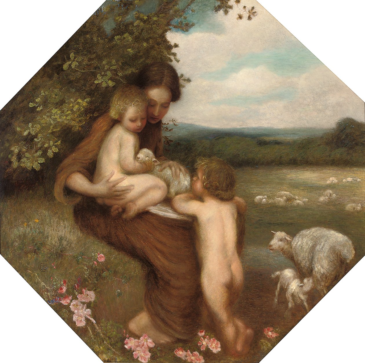 Deux mères - William Edward Stott