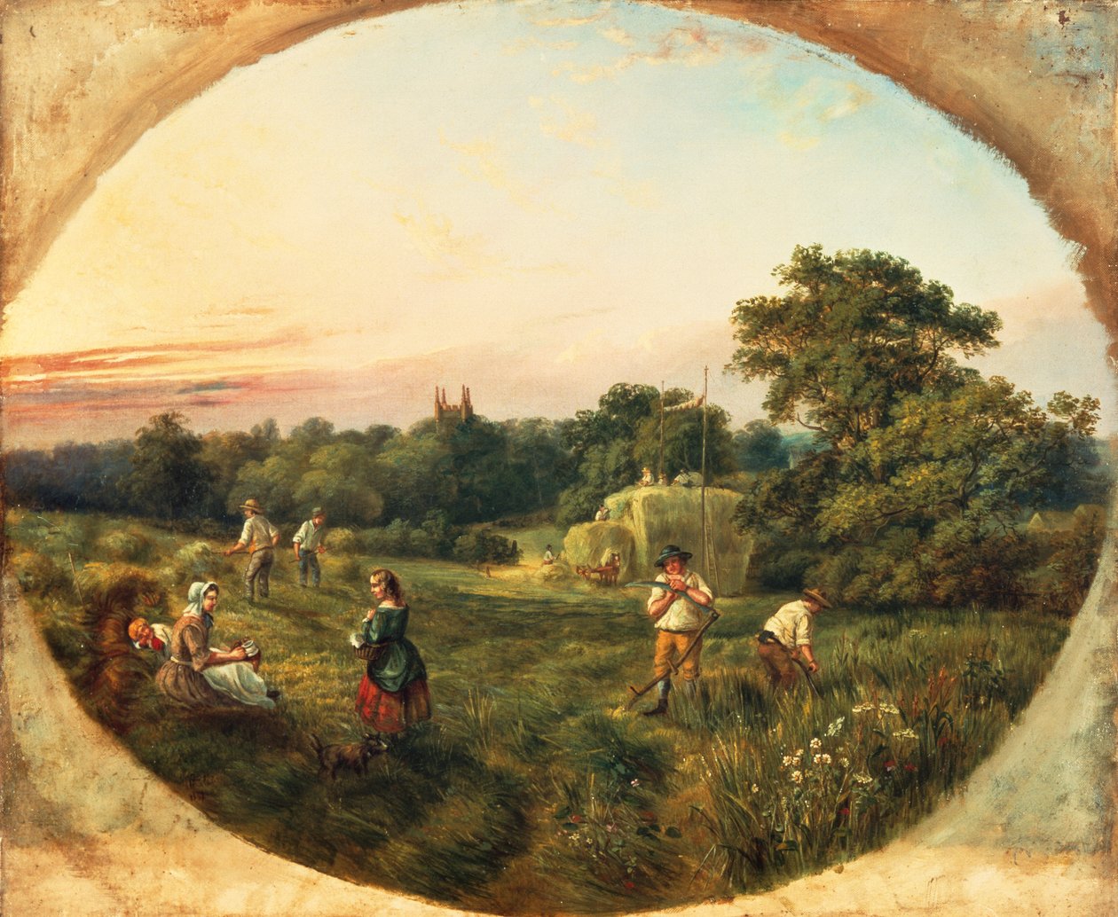 Fenaison dans le champ de Matthew, Handsworth, 1859 - William Ellis