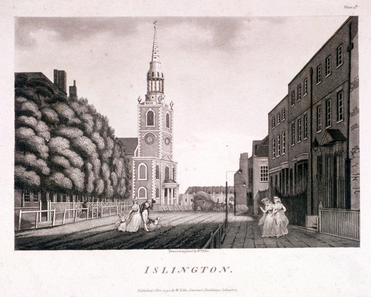 Sainte Marie, Islington, Londres, 1792 - William Ellis