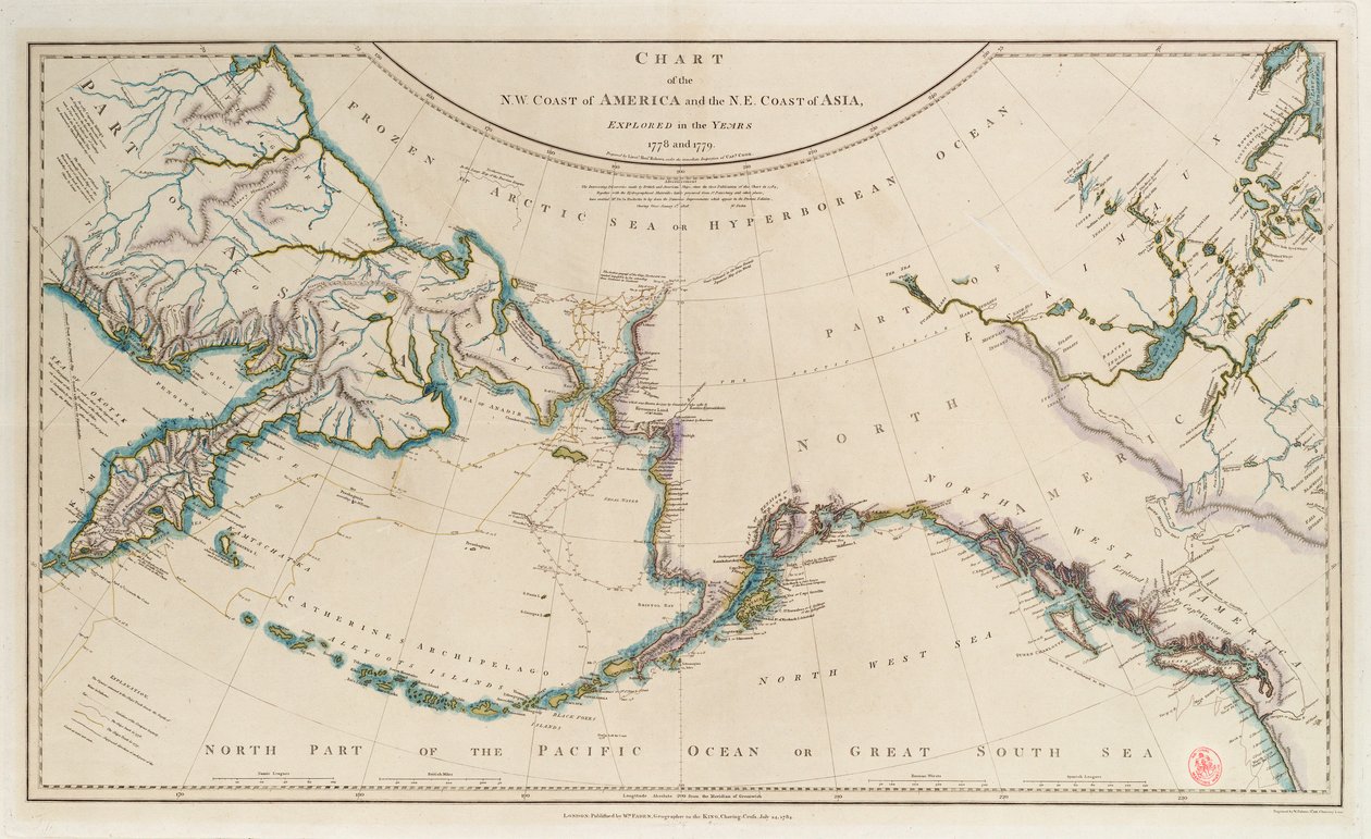 Troisième voyage de Cook 1778-1779 - William Faden