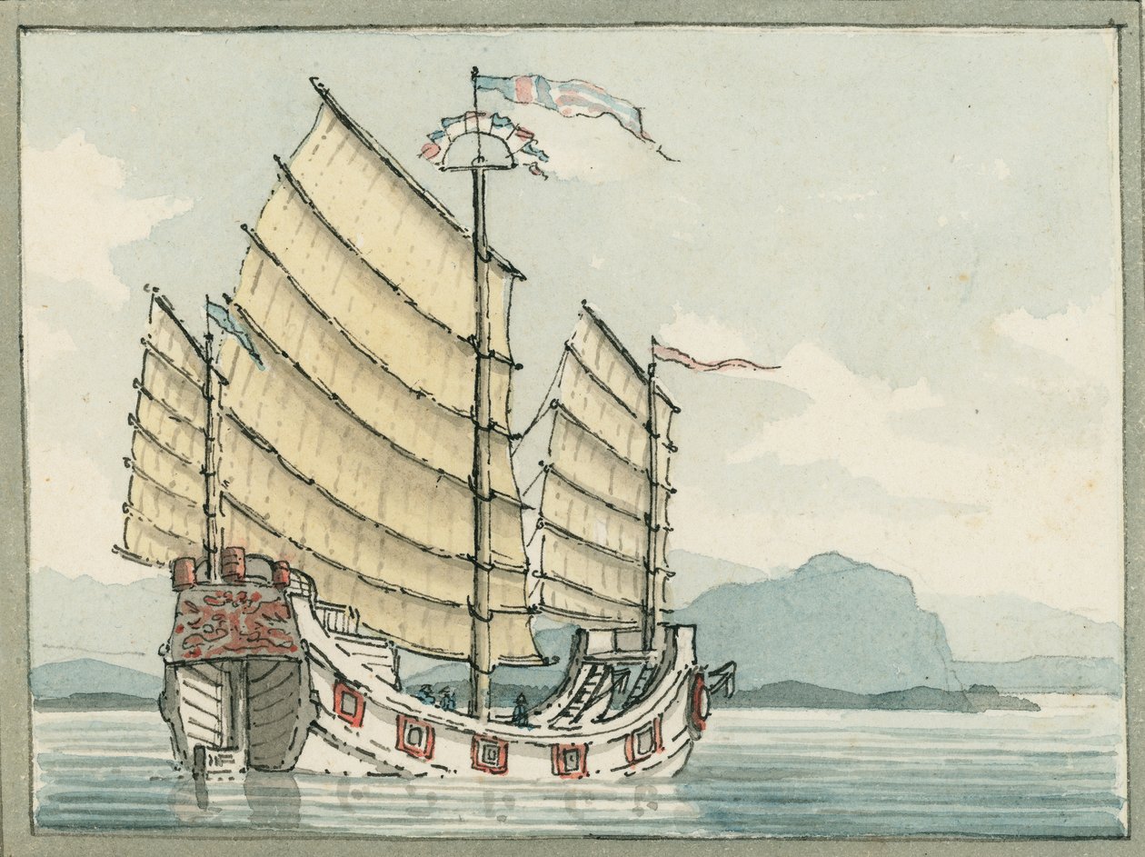 La jonque chinoise - William Ffarington
