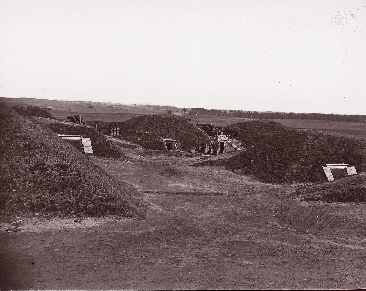 Fort Darling, rivière James, 1865 - William Frank Browne.
