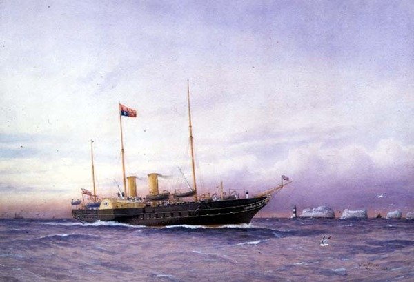 Yacht Osborne de S.M. - William Frederick Mitchell
