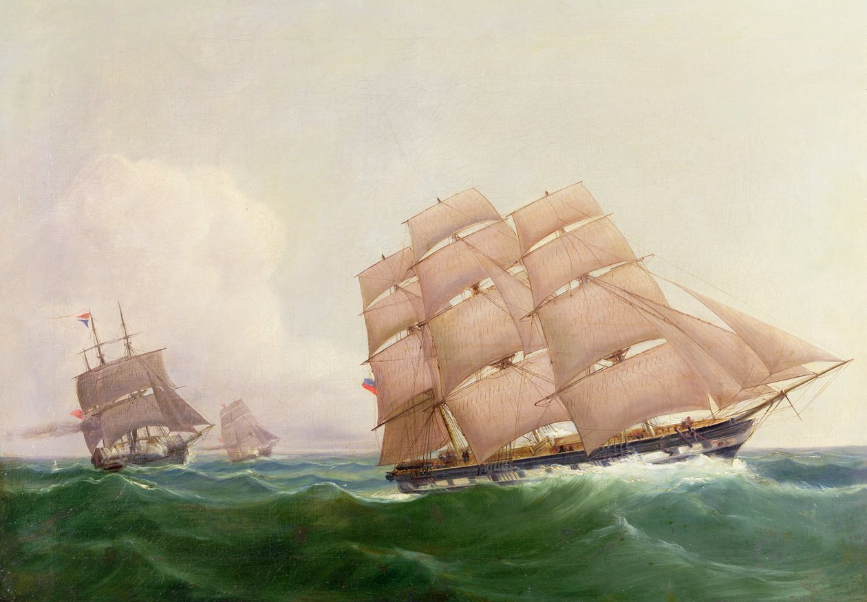 En poursuite acharnée - William Frederick Mitchell