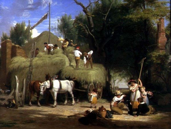 Empilage de foin - William Frederick Witherington