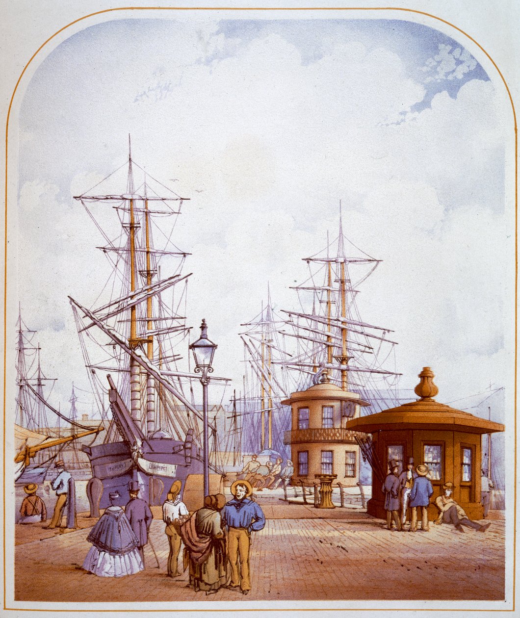 Docks de Waterloo, Liverpool, 1864 - William Gawin Herdman