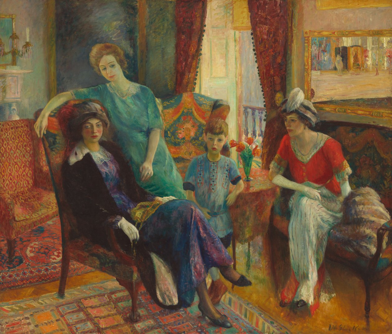 Groupe familial - William Glackens