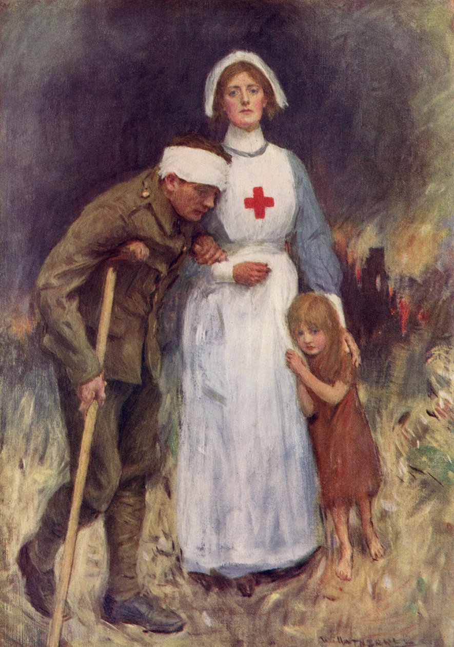 Infirmière de la Croix-Rouge pendant la Première Guerre mondiale - William Hatherell