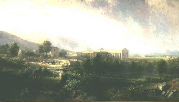 Paestum, Campanie - William Havell