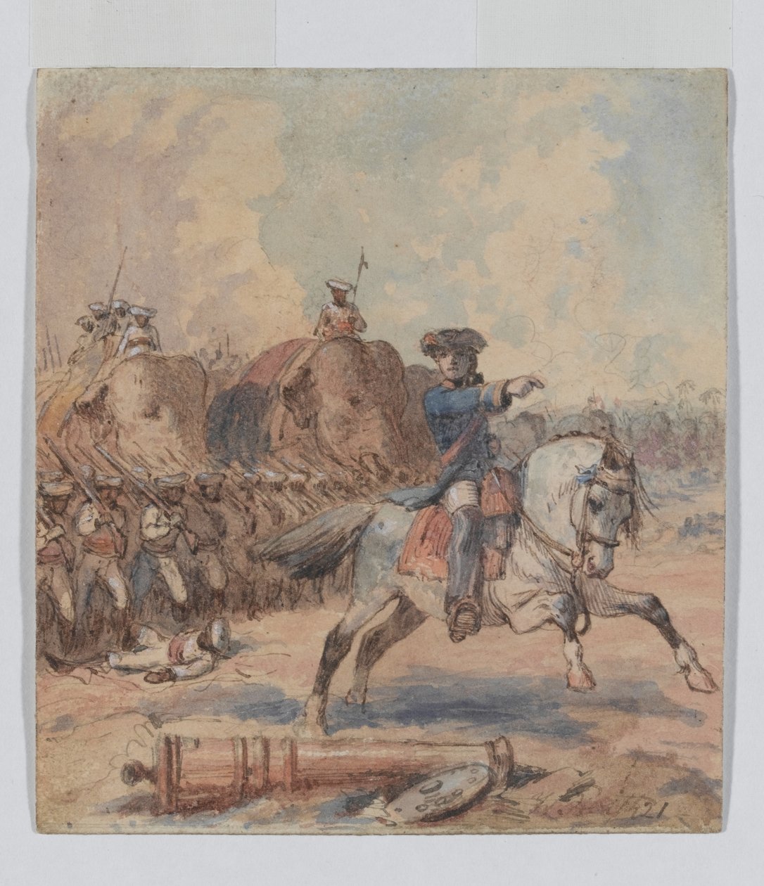 Clive à Plassey, 1757 - William Heath