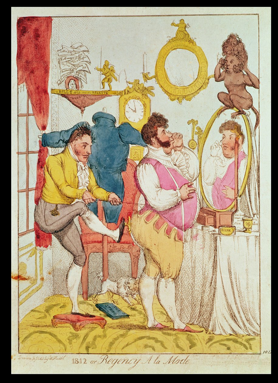 Régence à la mode, caricature - William Heath