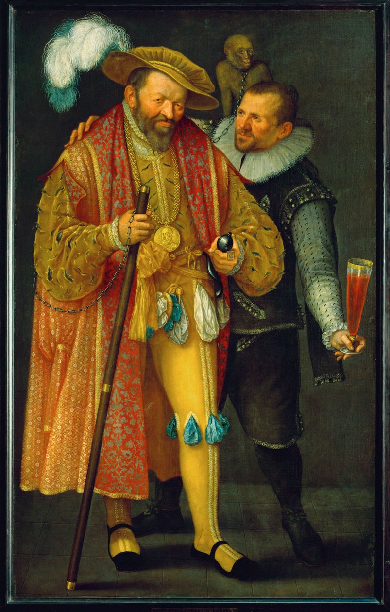 Deux imbéciles... (peinture sur toile) - William Heath