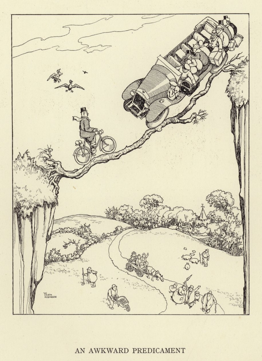 Une situation délicate - William Heath Robinson