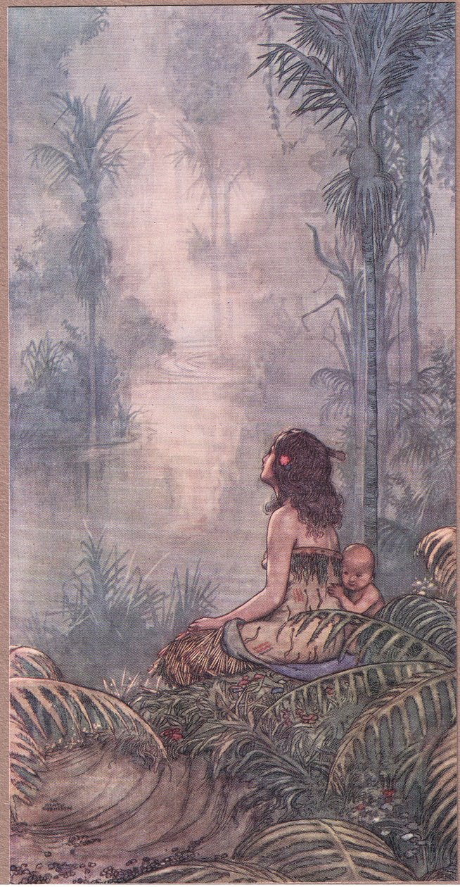 Auckland. Dernière, la plus solitaire, la plus belle, exquise, à part - William Heath Robinson
