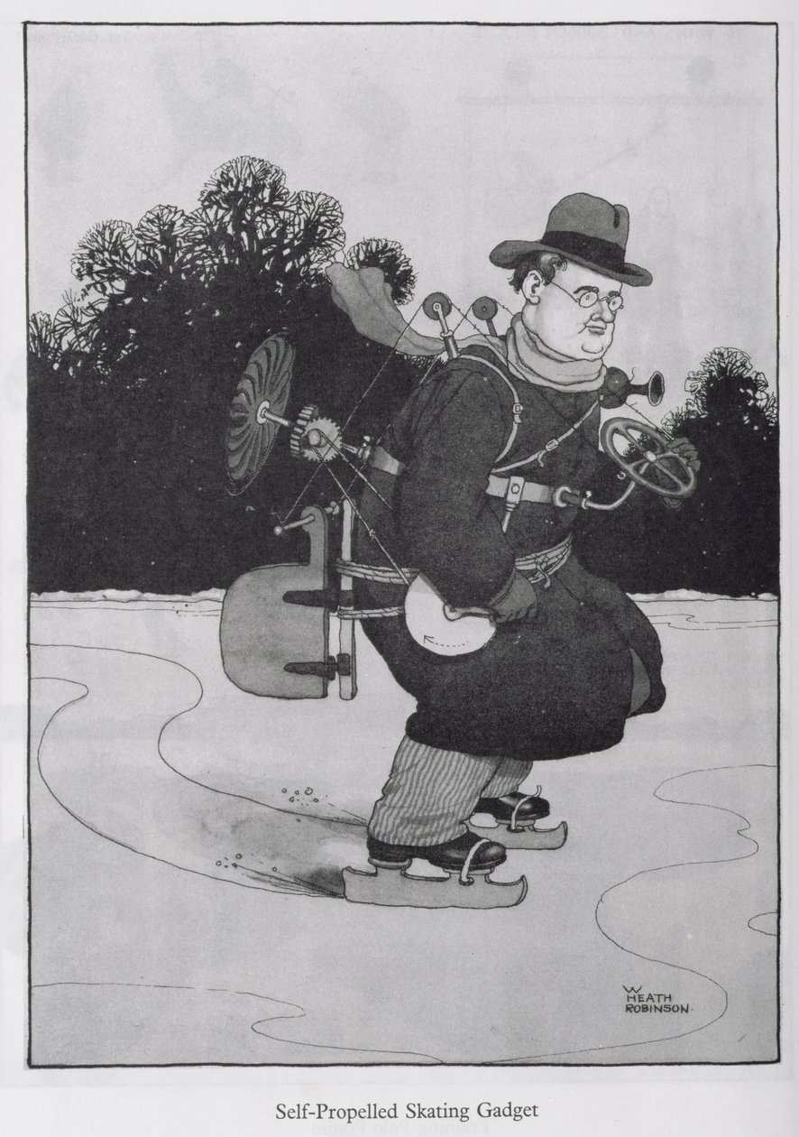 Gadget de patinage autopropulsé, illustration de 