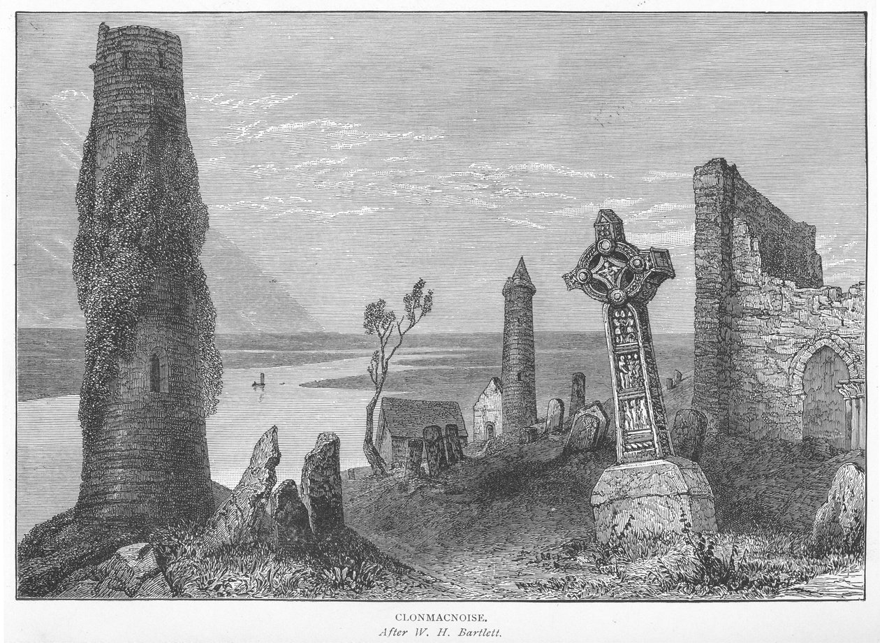 Clonmacnoise - William Henry Bartlett
