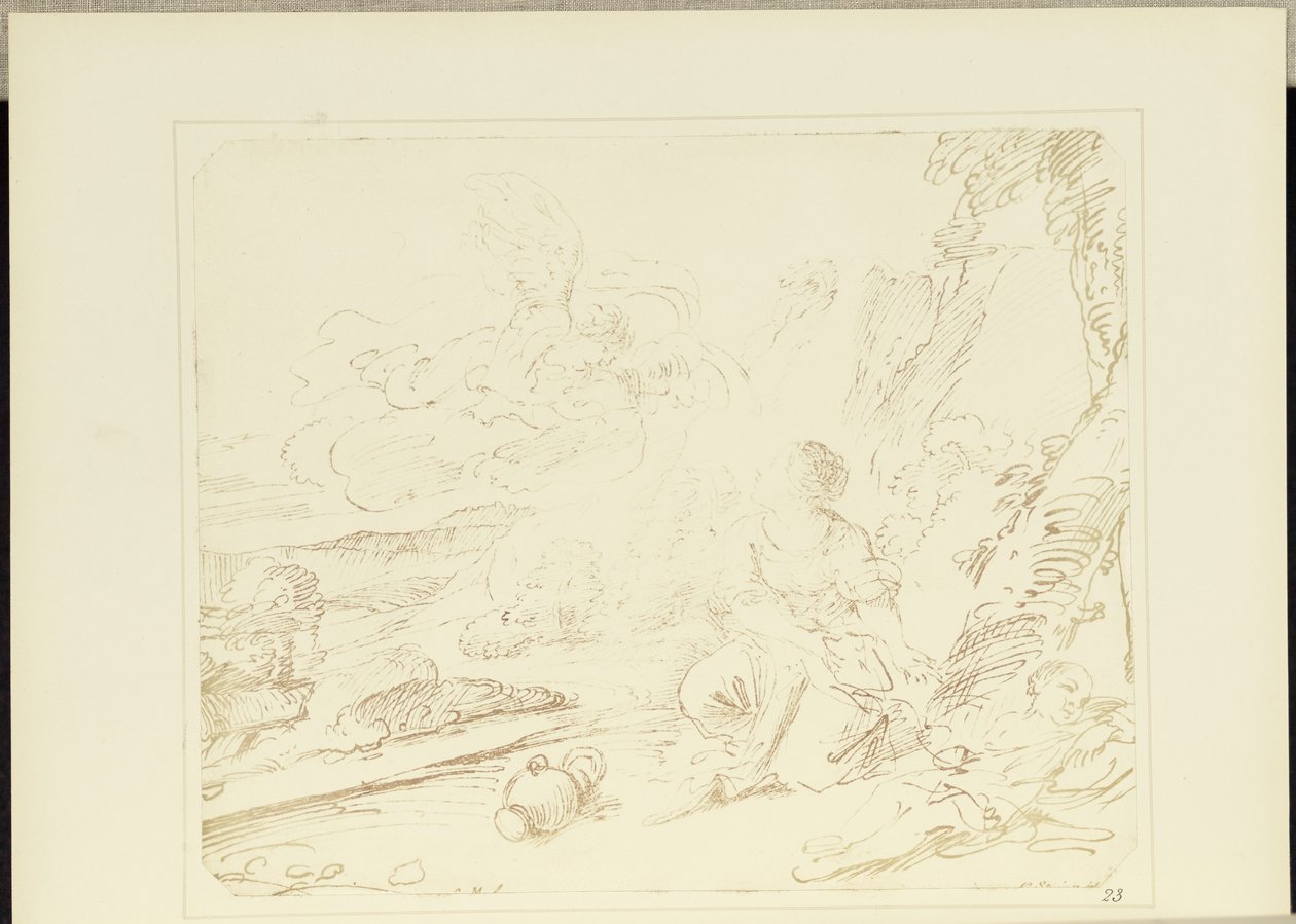 Hagar dans le désert - William Henry Fox Talbot