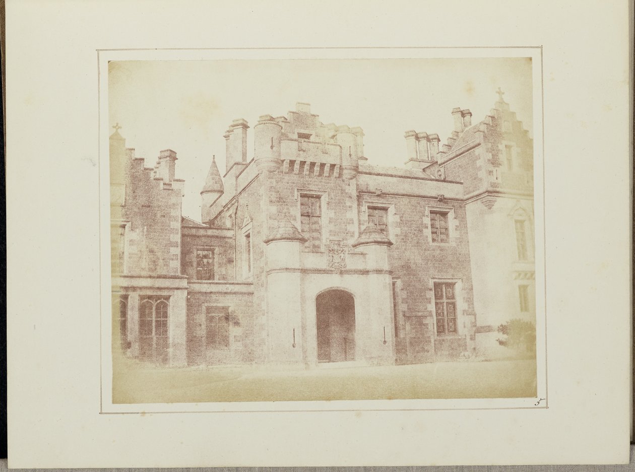 Hall Door, Abbotsford - William Henry Fox Talbot