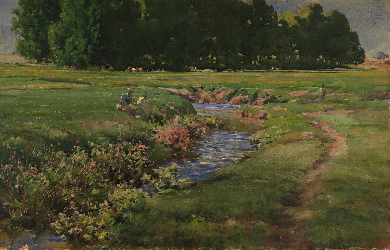 Le ruisseau Babbling - William Henry Holmes